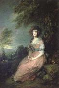 Thomas Gainsborough mrs.richard brinsley sheridan painting